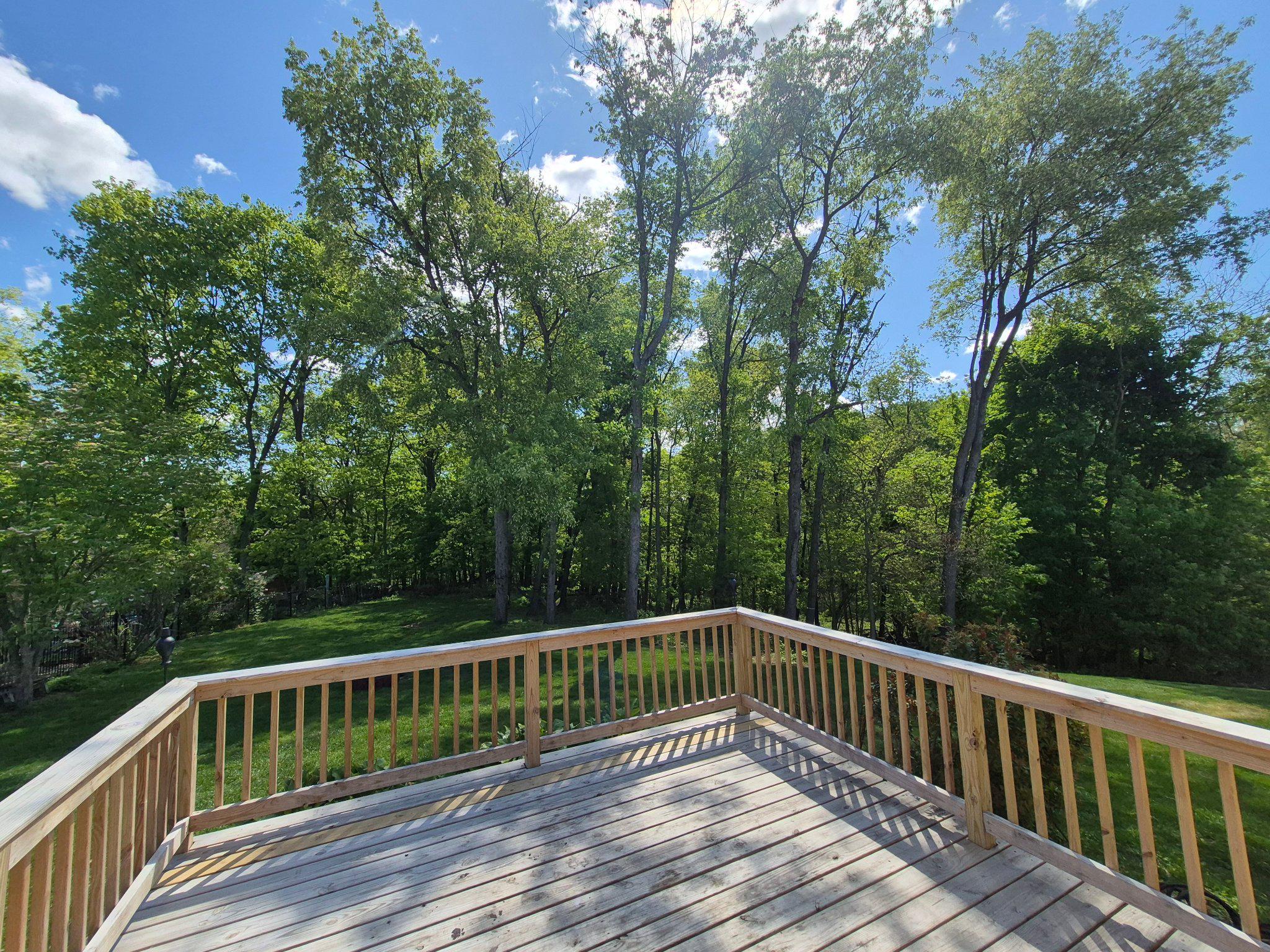 1406 Princeton Road Mechanicsburg, PA 17050 - Photo 5 of 53 a deck with trees in front of it