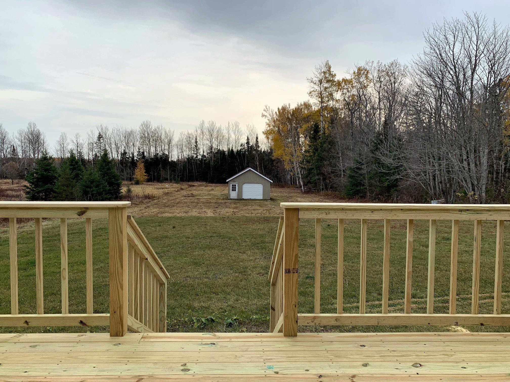 122 Emond Road Caribou, ME 04736 - Photo 28 of 29 Back Yard over New Deck