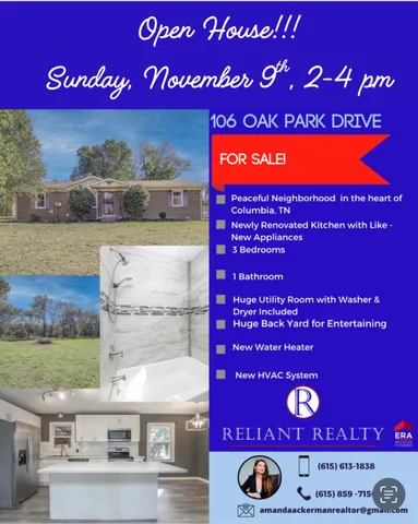 a view of a red sign board