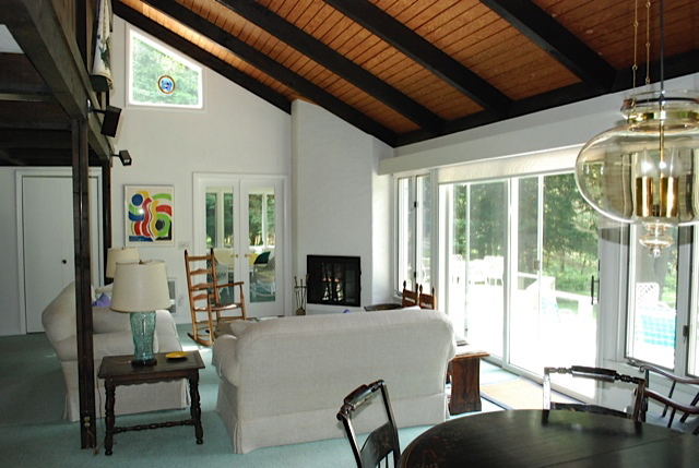 12 Old Tree Farm Road Stockbridge, MA 01266 - Photo 2 of 18 a living room with furniture and a fireplace