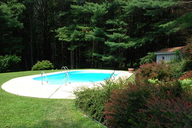 12 Old Tree Farm Road Stockbridge, MA 01266 - Photo 13 of 18 a swimming pool with an outdoor space and trees