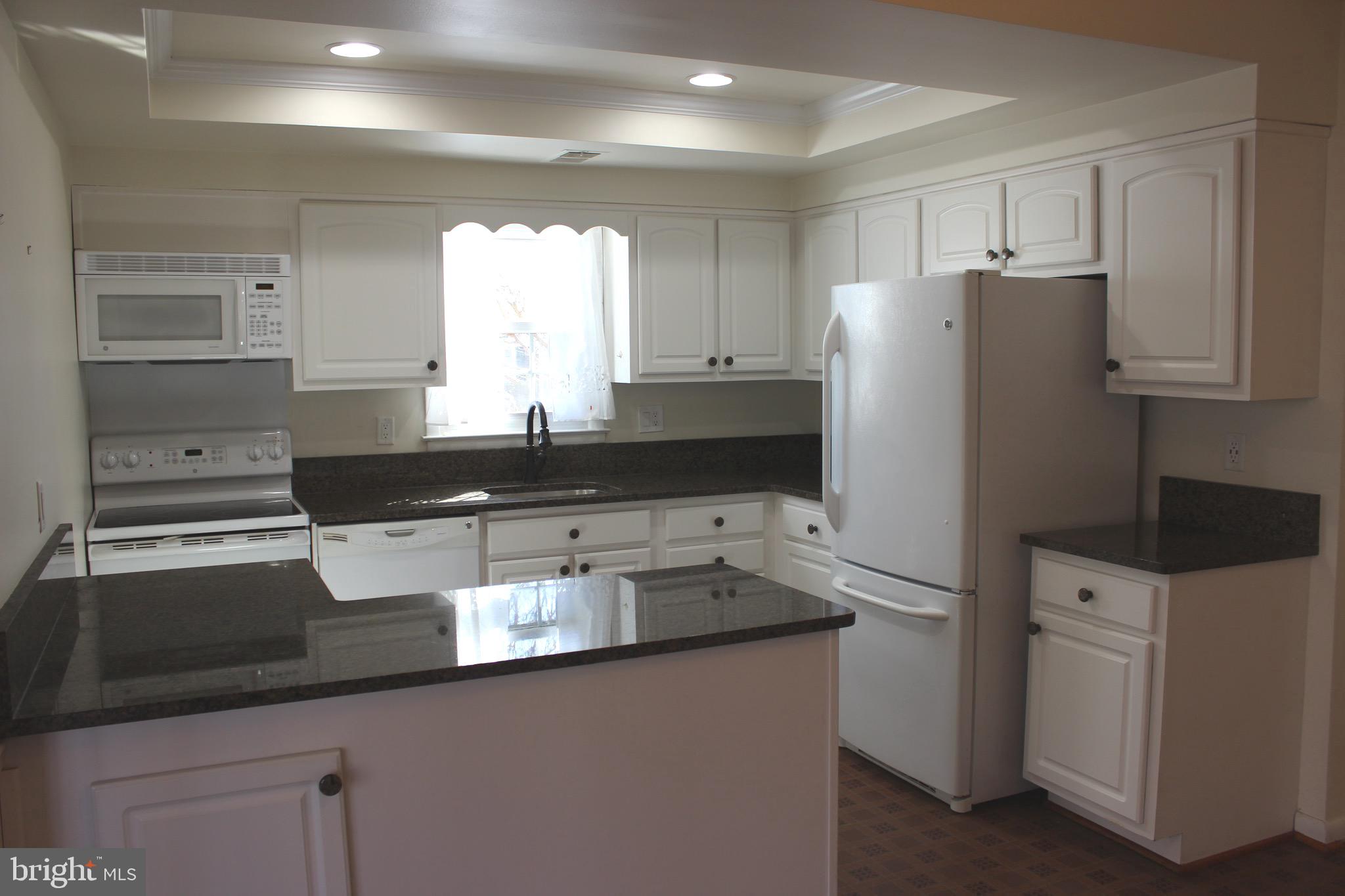 12716 Builders Road Herndon, VA 20170 - Photo 10 of 30 Kitchen with tray ceiling and recessed lights