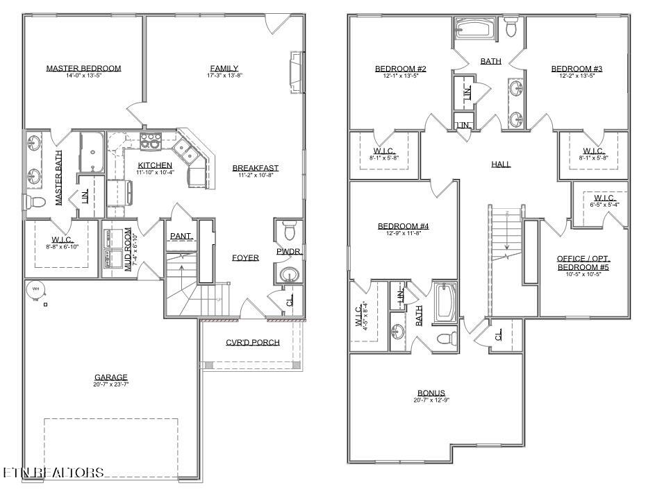 7661 Honey Oaks Road Corryton, TN 37721 - Photo 4 of 4 Tipton FLoor PLan