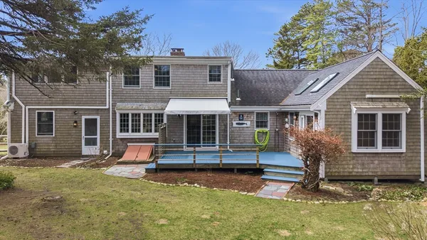 front view of a house with yard