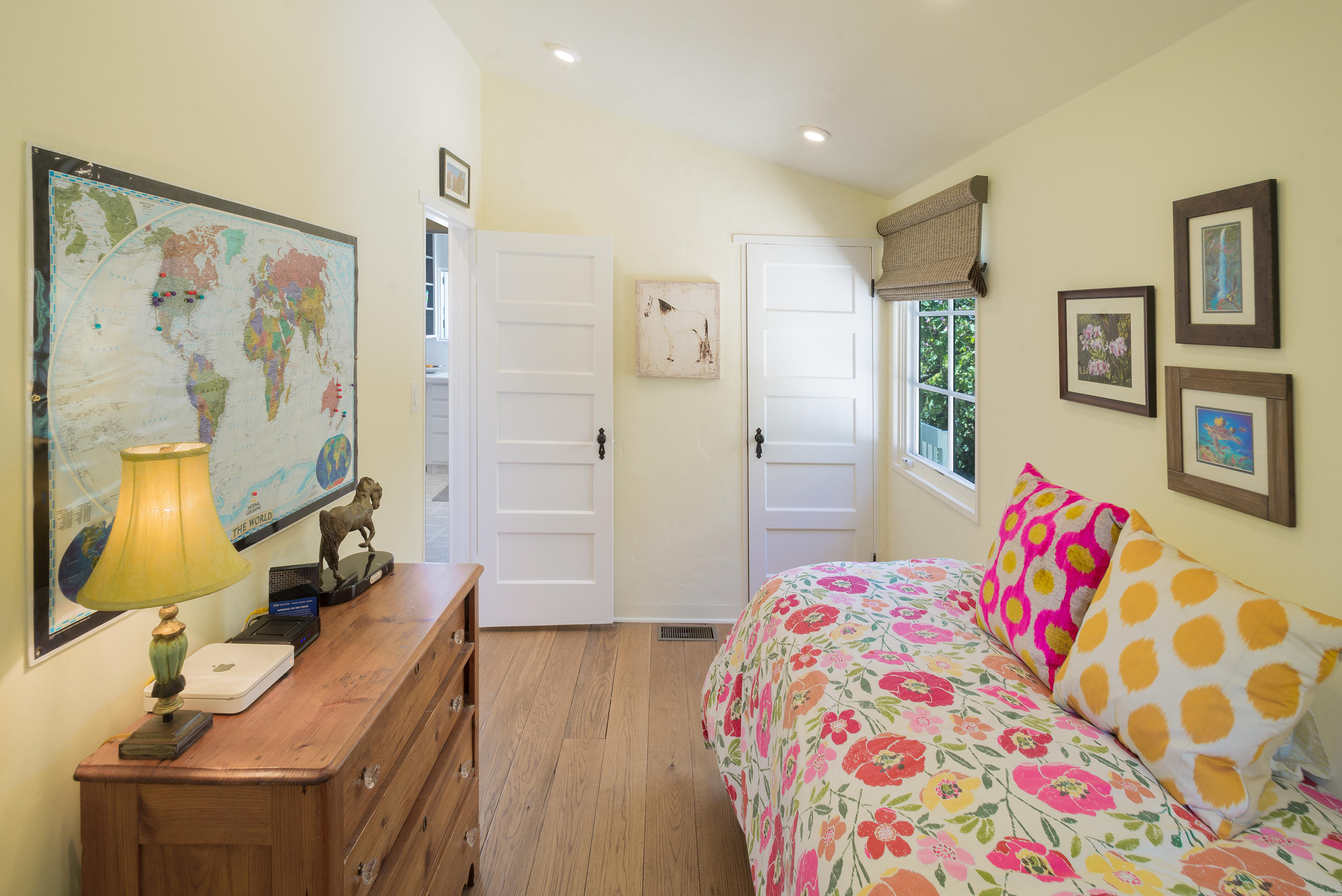 817 Moreno Road Santa Barbara, CA 93103 - Photo 17 of 38 Bedroom 1 w/ Wood Floors