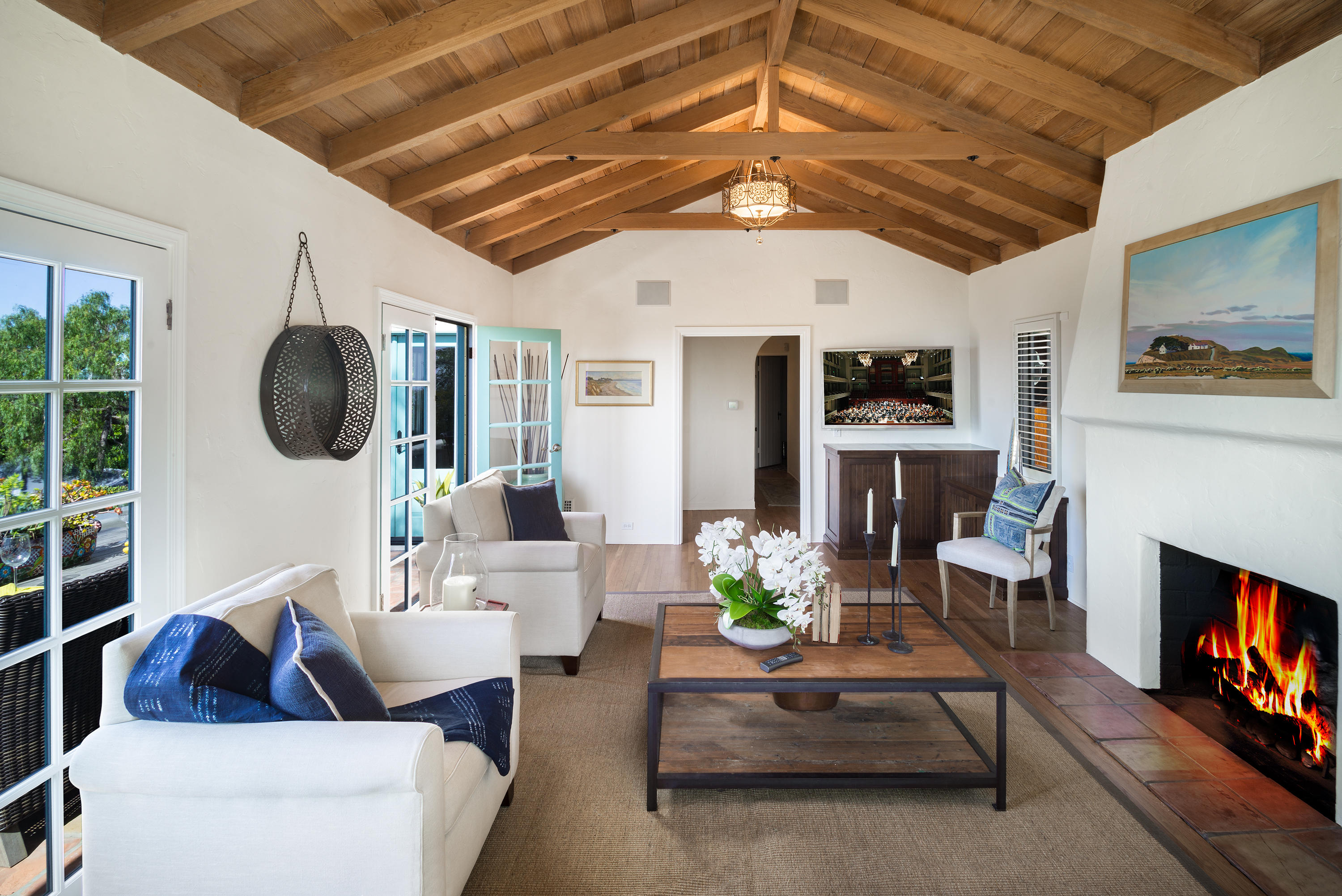 817 Moreno Road Santa Barbara, CA 93103 - Photo 8 of 38 French Doors to View Deck