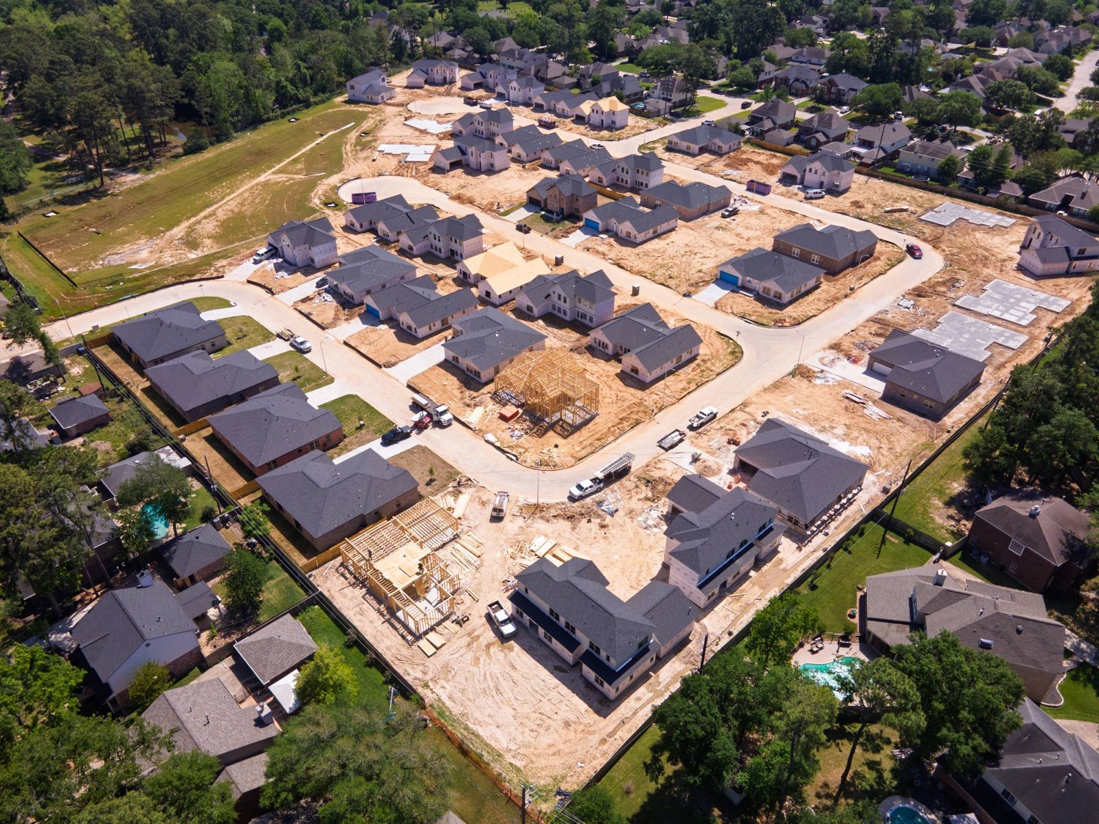 20023 Venetto Street Cir Spring Spring, TX 77388 - Photo 21 of 28 an aerial view of residential building with parking space