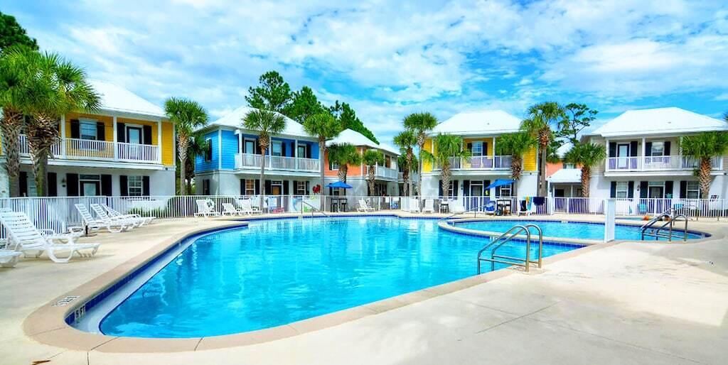 198 Somerset Bridge Road, Unit 129 Santa Rosa Beach, FL 32459 - Photo 7 of 19 a view of a house with swimming pool and sitting area