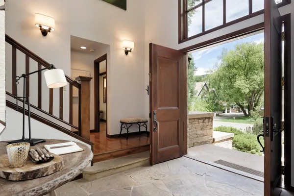 a view of an entryway