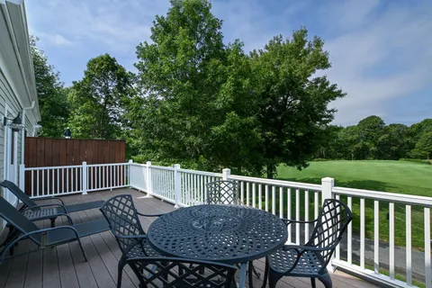 a view of a back yard from a window