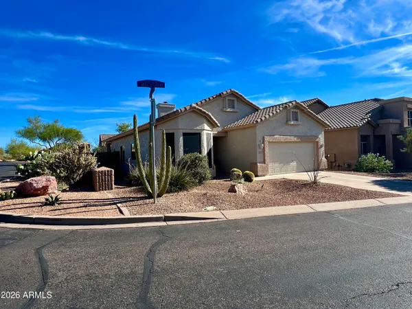 a view of a house with a patio