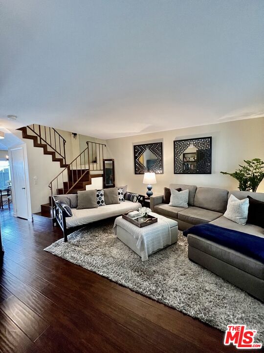 27574 Rondell Street Agoura Hills, CA 91301 - Photo 3 of 26 a living room with furniture and wooden floor