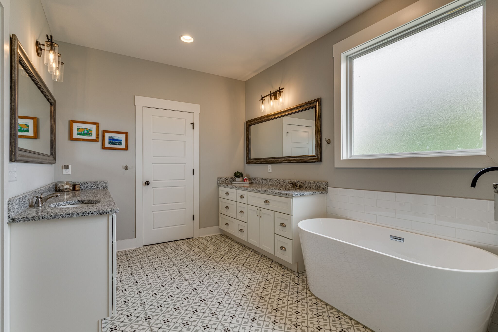 2754 Union Road White House, TN 37188 - Photo 13 of 33 a bathroom with a granite countertop sink mirror and bathtub
