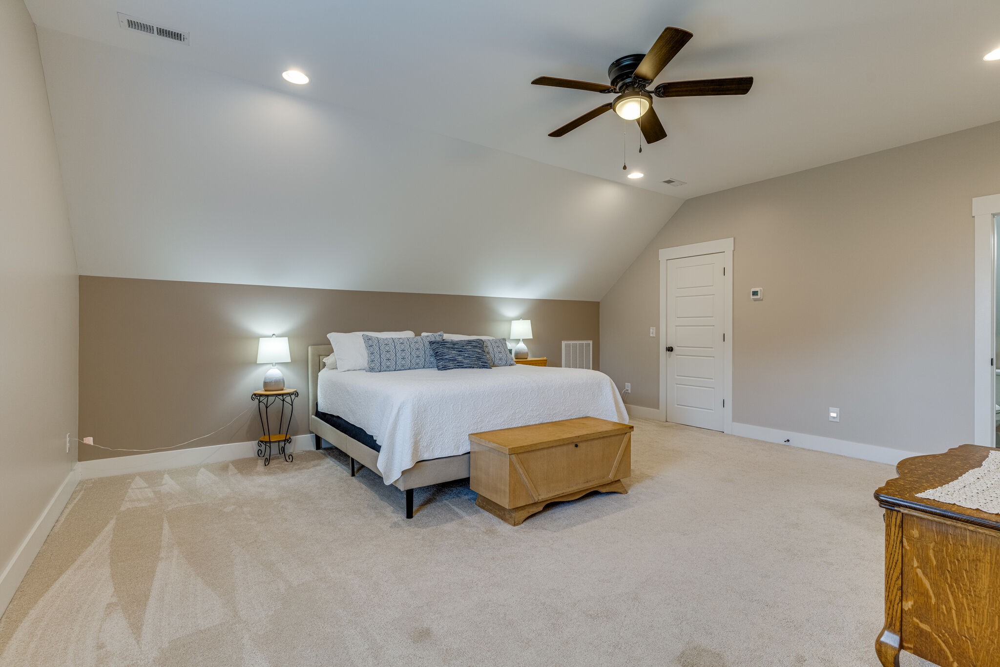 2754 Union Road White House, TN 37188 - Photo 19 of 33 a bedroom with a bed and a ceiling fan