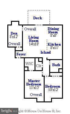 2634 Fort Farnsworth Road, Unit 2D Alexandria, VA 22303 - Photo 21 of 21 Floorplan