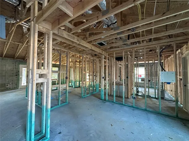 a bathroom with a tub and shower