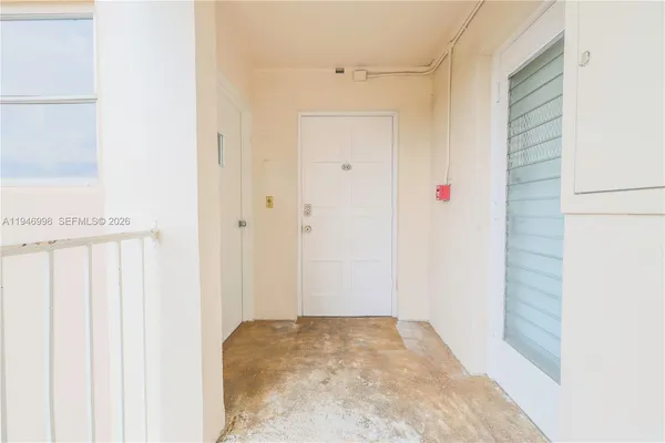 a view of empty room