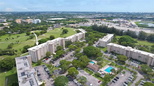 an aerial view of a city with lots of residential buildings