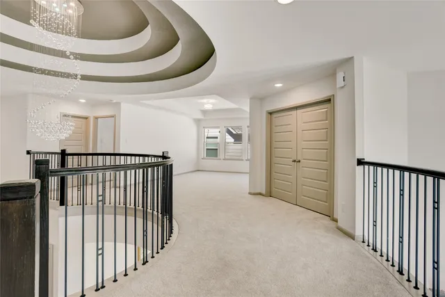 a view of an entryway with a staircase