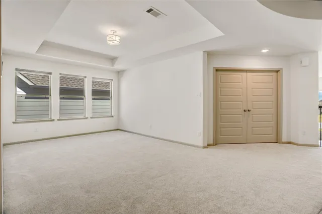 a view of an empty room