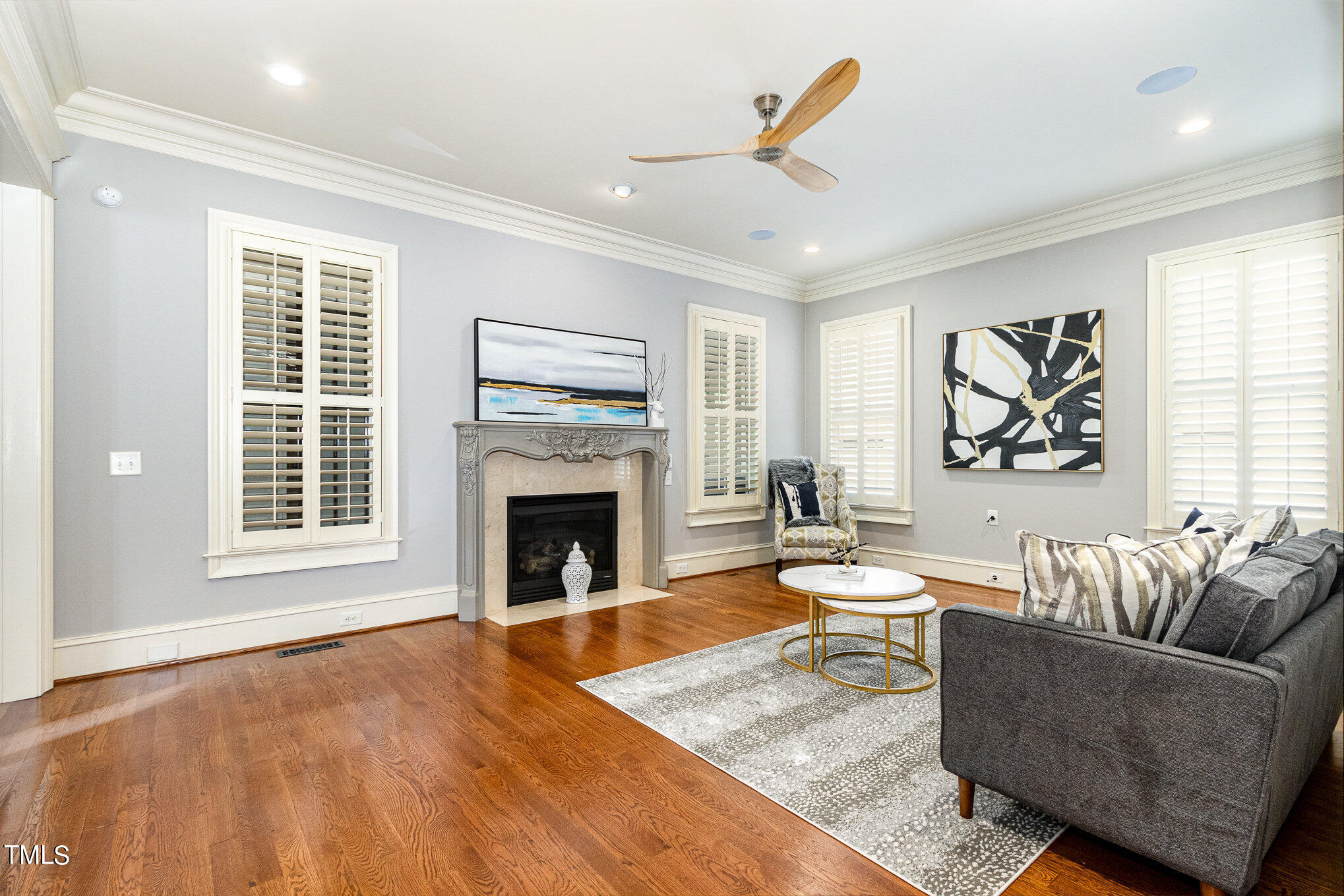 7814 Monument Lane Raleigh, NC 27615 - Photo 17 of 52 Gas fireplace