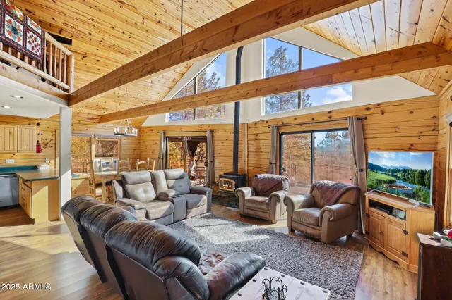 a balcony with furniture and outdoor view