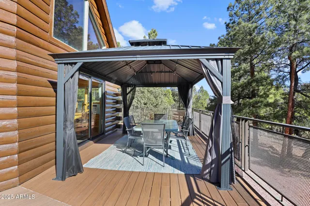 a view of outdoor space with seating space