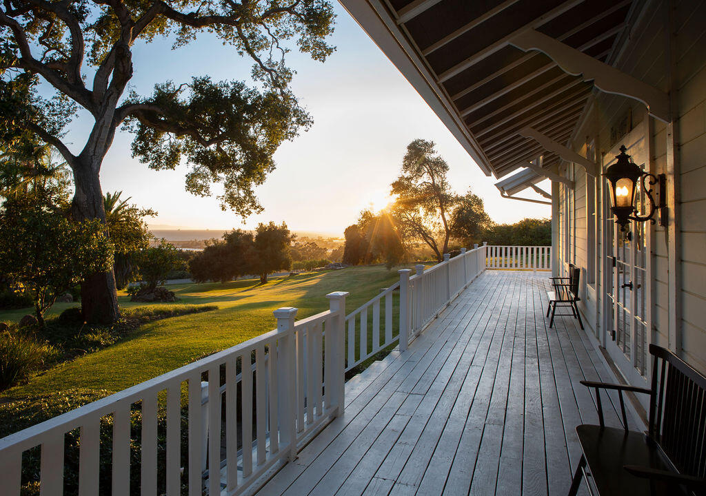 1835 Santa Monica Road Carpinteria, CA 93013 - Photo 8 of 31 a view of a balcony with wooden floor and fence