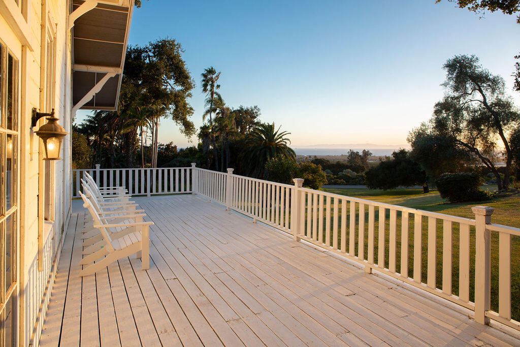 1835 Santa Monica Road Carpinteria, CA 93013 - Photo 9 of 31 a view of balcony with wooden floor and fence