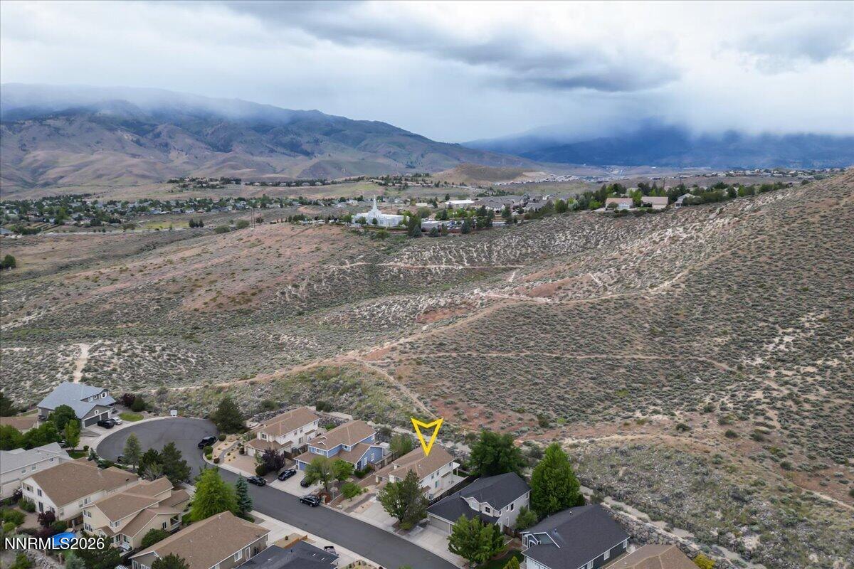 2329 Red Maple Court Reno, NV 89523 - Photo 37 of 39 an aerial view of a city and mountain view in back