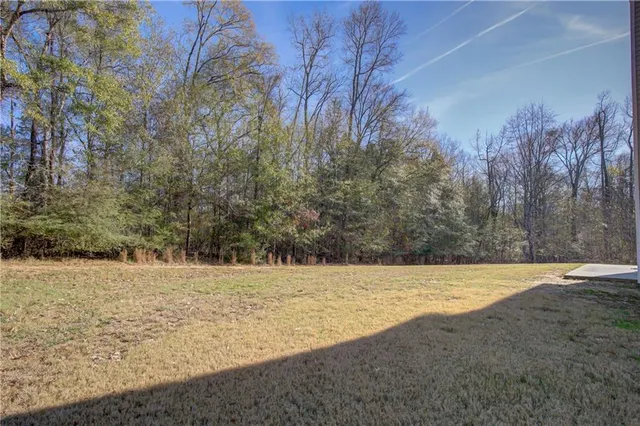 a view of an outdoor space and a yard