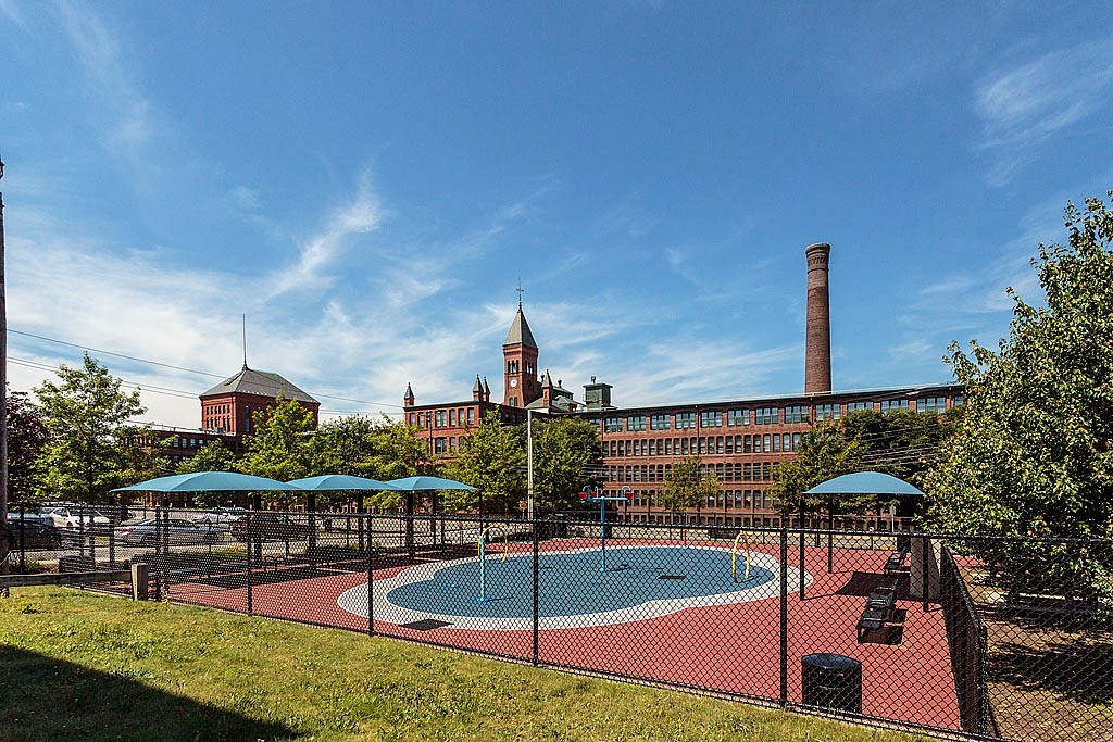 17 Ash Street Waltham, MA 02453 - Photo 28 of 32 a view of a swimming pool with a terrace