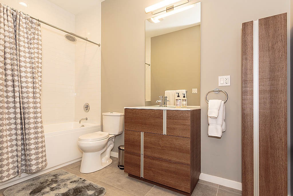 17 Ash Street Waltham, MA 02453 - Photo 6 of 32 a bathroom with a toilet sink and shower