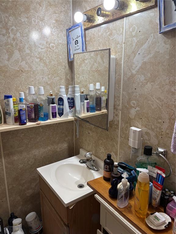 444 2nd Street Clermont, FL 34711 - Photo 8 of 20 a bathroom with a sink and a mirror