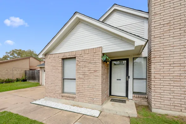 a view of wooden house