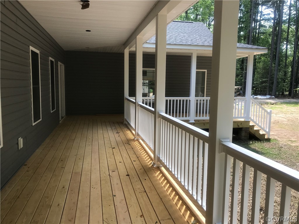 15200 Cooks Mill Road Lanexa, VA 23089 - Photo 13 of 14 Another View of the Front Porch