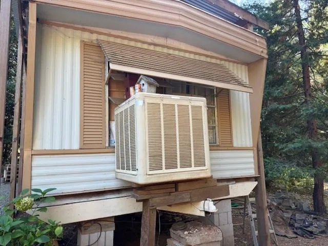 a utility room with washing machine