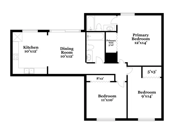 a picture of a bench in front of a white house