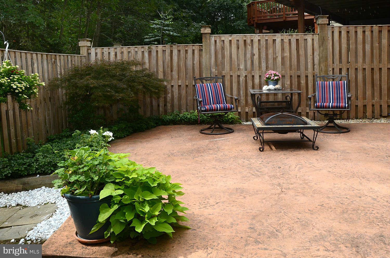 1267 Weatherstone Court Reston, VA 20194 - Photo 27 of 30 a view of a back yard of the house with a chair