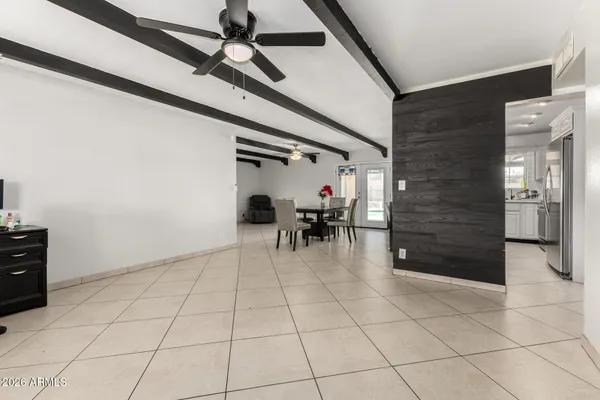 a view of a livingroom with furniture