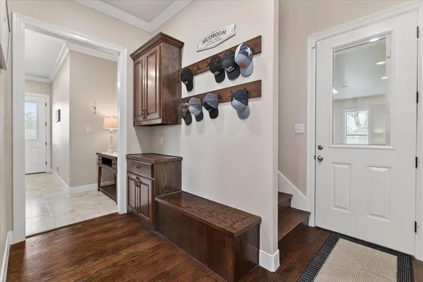 wooden floor in an empty room