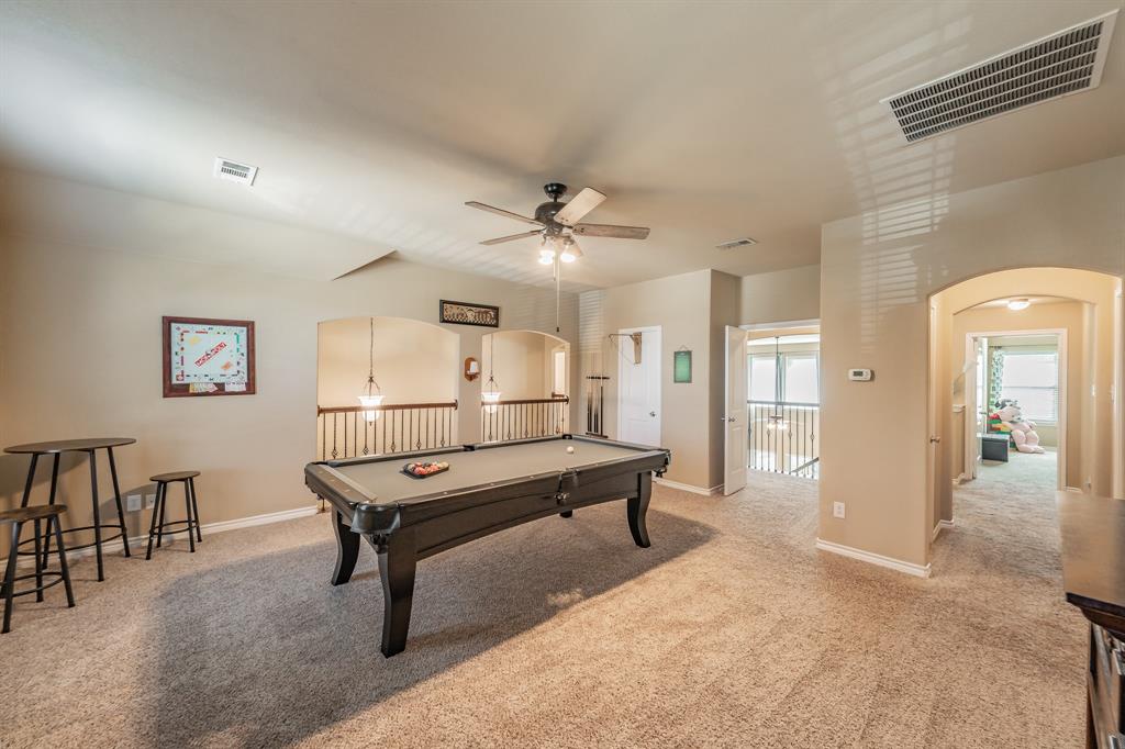 5112 Leeray Road Fort Worth, TX 76244 - Photo 25 of 34 a room with furniture pool table and window