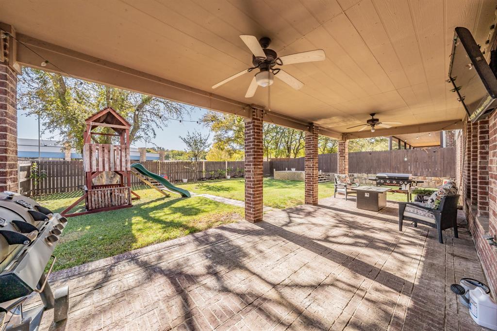 5112 Leeray Road Fort Worth, TX 76244 - Photo 28 of 34 a view of a swimming pool with a patio