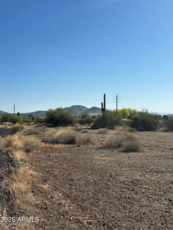 a view of a dry field
