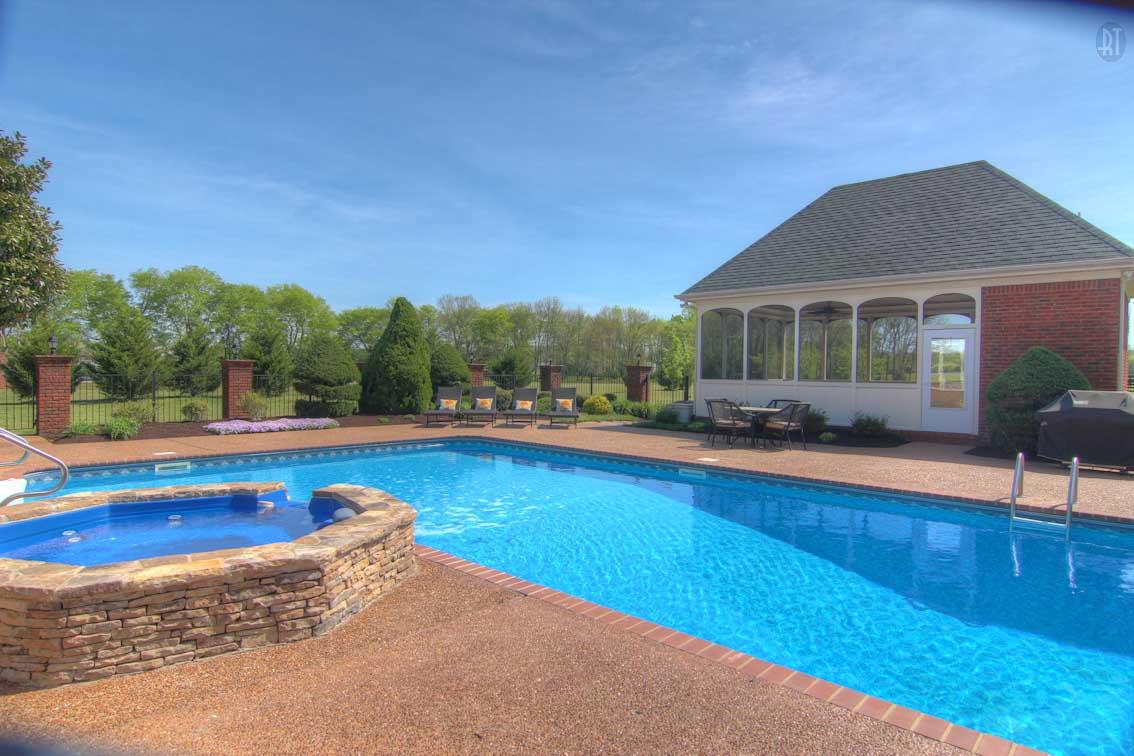2305 Armstrong Valley Road Murfreesboro, TN 37128 - Photo 18 of 27 a view of a house with swimming pool and sitting area