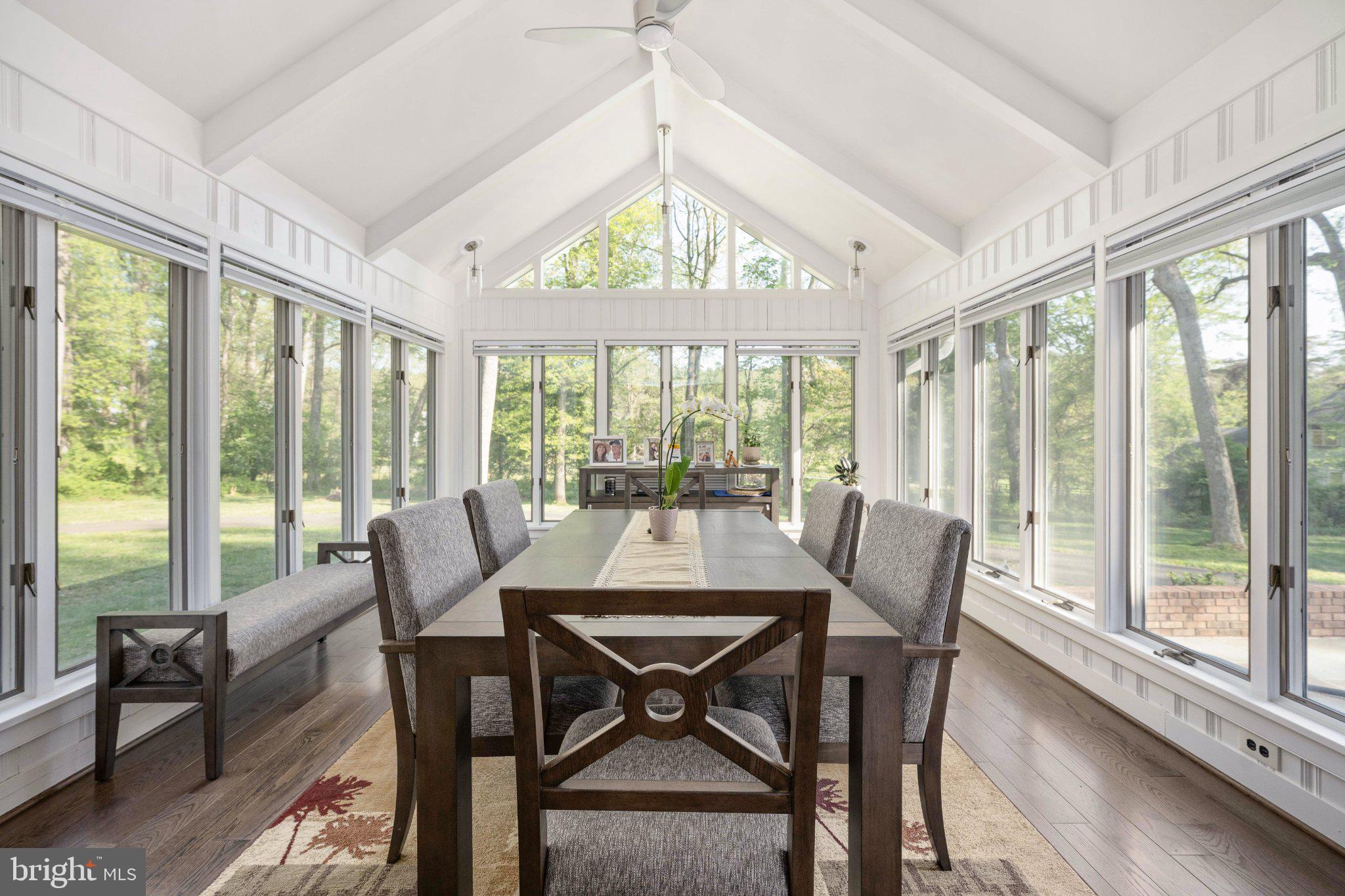 5699 Red Brick Road Warrenton, VA 20187 - Photo 19 of 35 Sunlit dining space with nature views.