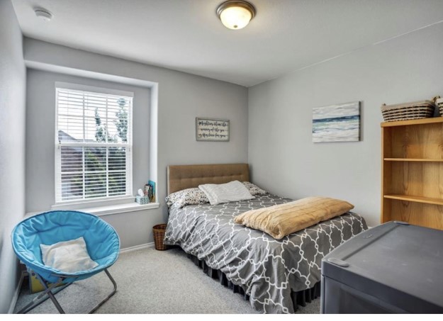 1428 Crested Butte Way Georgetown, TX 78626 - Photo 18 of 28 Bedroom with carpet and baseboards