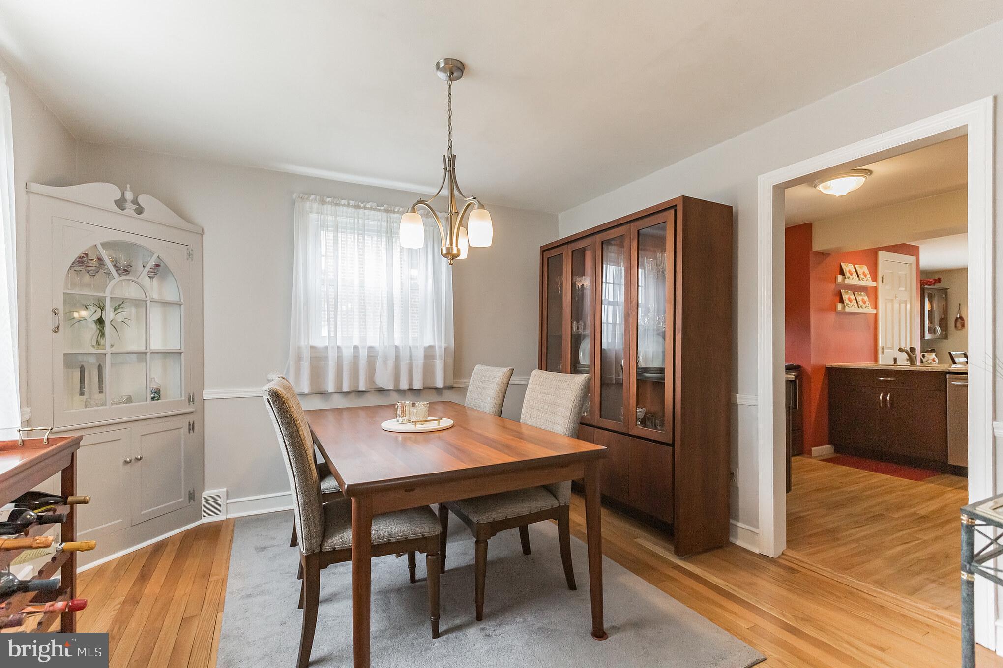 281 School Lane Springfield, PA 19064 - Photo 5 of 30 Formal dining room w/ hardwood floors