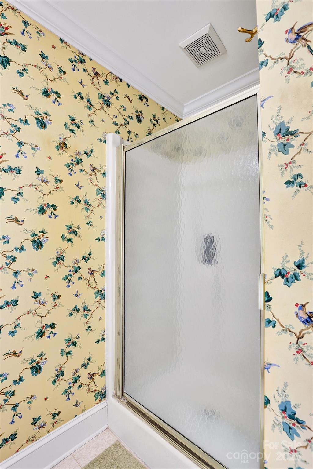 25683 April Lane Albemarle, NC 28001 - Photo 22 of 42 a bathroom with a shower and a shower curtain