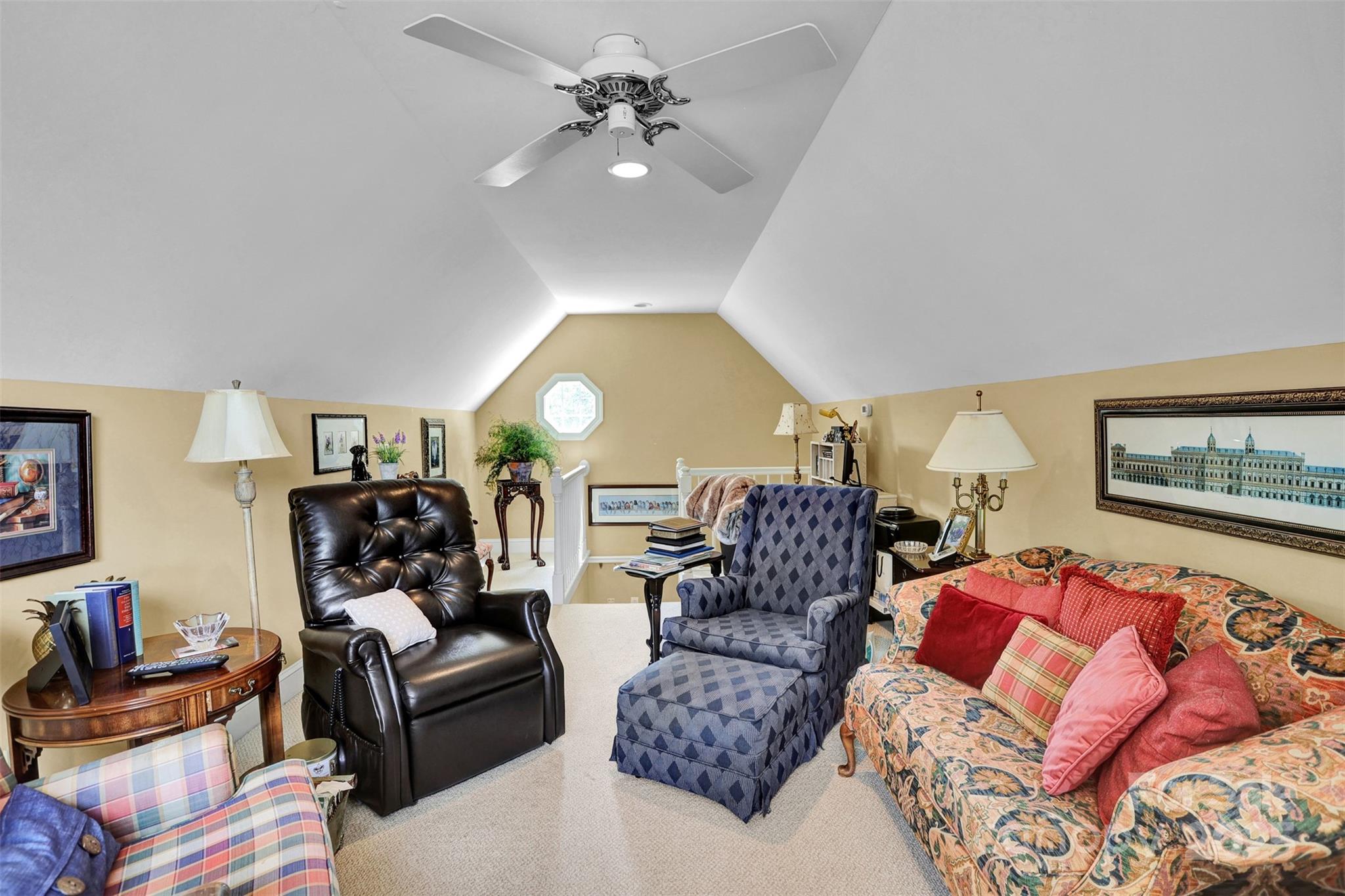 25683 April Lane Albemarle, NC 28001 - Photo 31 of 42 a living room with furniture and a ceiling fan